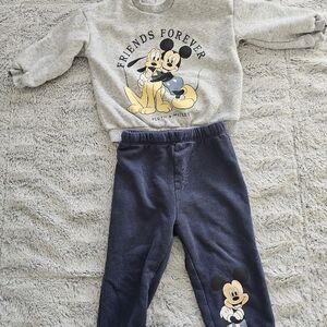H&M Gray and Navy Friends Forever Set